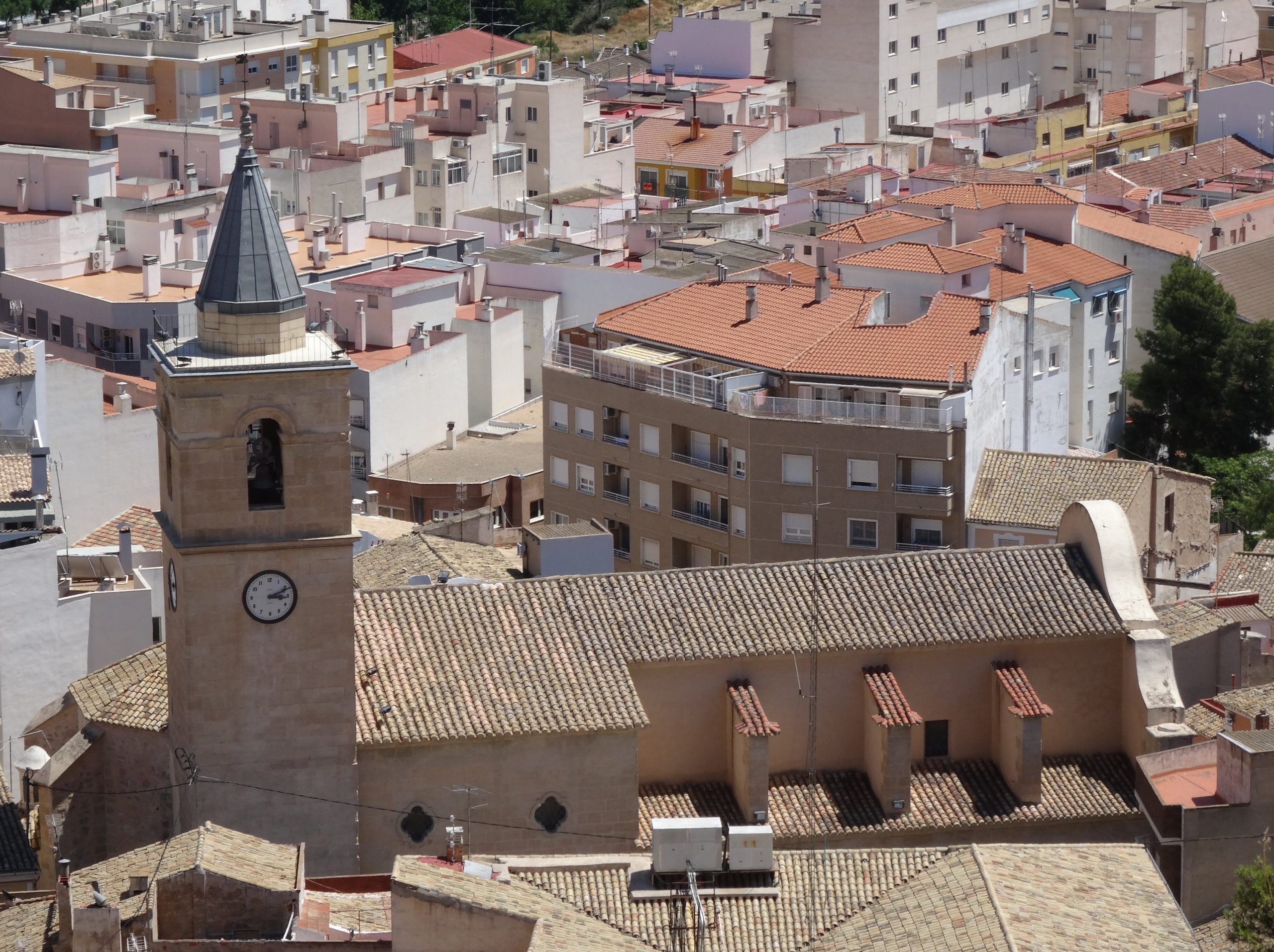 Iglesia nuestra señora de la Asuncion-vista aerea